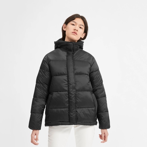Everlane Jackets & Blazers - Everlane ReNew Puffy Puff Coat Black Down oversize